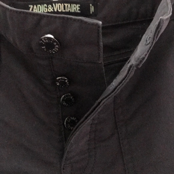 🌤Zadig&Voltaire Eliot studded pants size 34, US8 - Picture 8 of 13